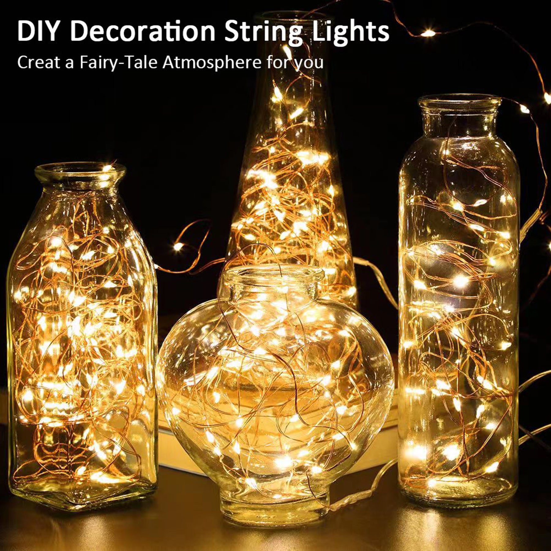 Lezonic 220LED/25M Fairy Lights Mains Powered with Remote Timer,Warm White | 8 Modes Low Voltage Fairy Lights,Plug in String Lights Waterproof, for Bedroom, Yard, Party, Wedding, Xmas Decorations