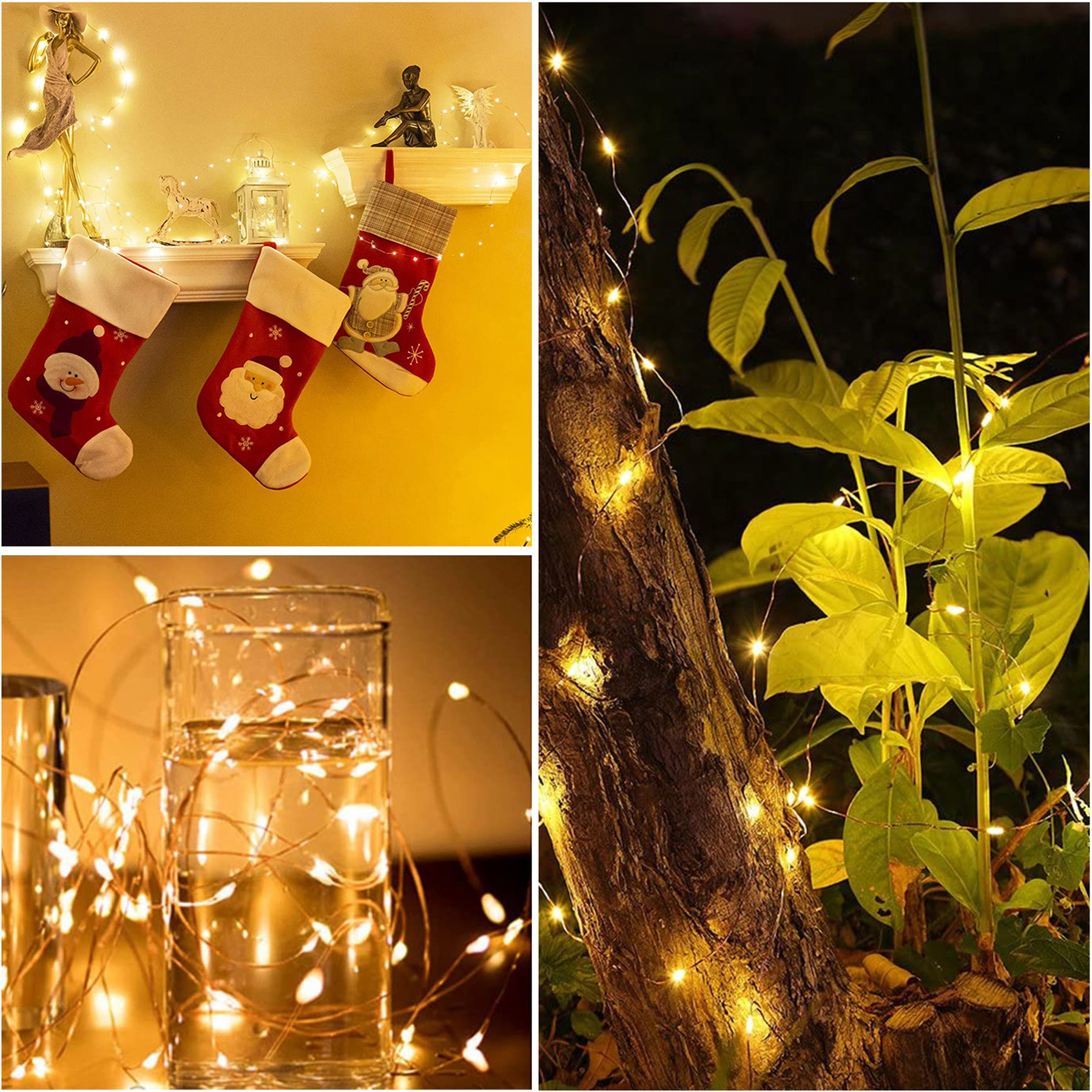 Lezonic 220LED/25M Fairy Lights Mains Powered with Remote Timer,Warm White | 8 Modes Low Voltage Fairy Lights,Plug in String Lights Waterproof, for Bedroom, Yard, Party, Wedding, Xmas Decorations