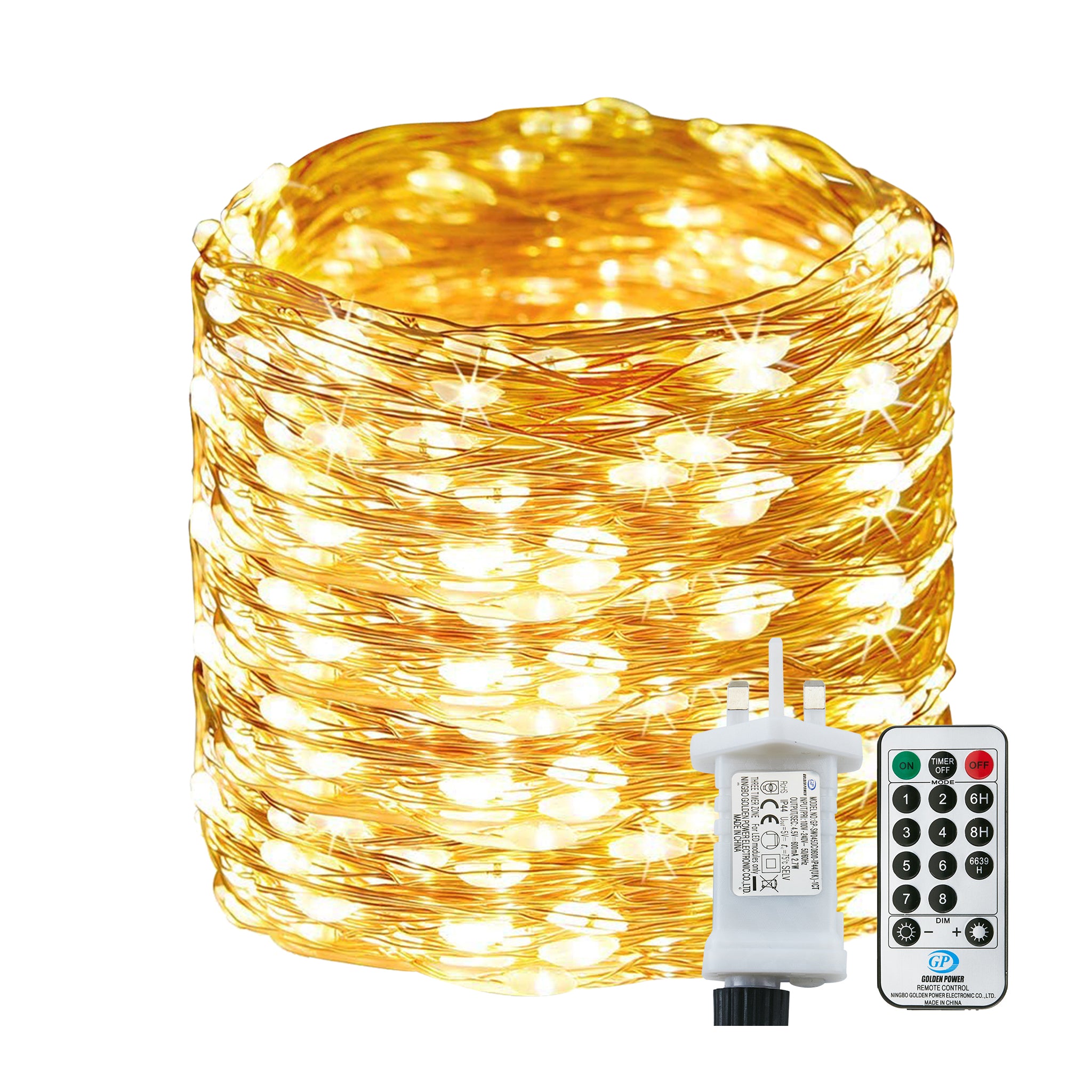Lezonic 220LED/25M Fairy Lights Mains Powered with Remote Timer,Warm White | 8 Modes Low Voltage Fairy Lights,Plug in String Lights Waterproof, for Bedroom, Yard, Party, Wedding, Xmas Decorations